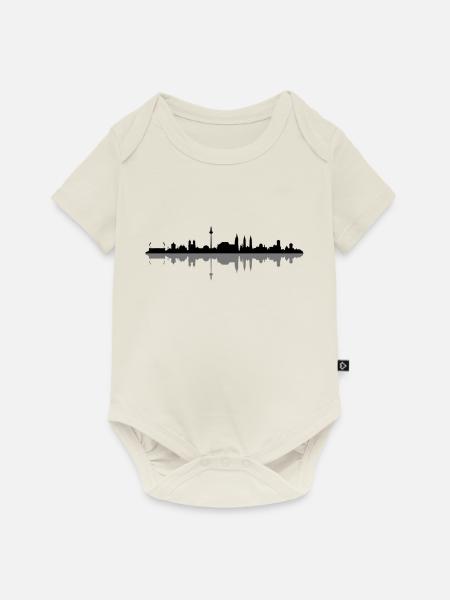 Skyline - Nürnberg - Baby Premium Kurzarmbody - Naturweiß