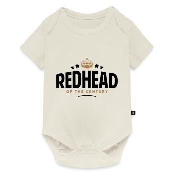 redhead of the century funny crown stars - Baby Premium short-sleeve bodysuit - off white - Front