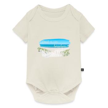 Voulez-vous de la mer? - Body à manches courtes Premium Bébé - blanc cassé - Devant