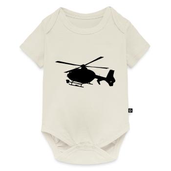 EC135 AH135 Helicopter Helicopter - Baby Premium short-sleeve bodysuit - off white - Front