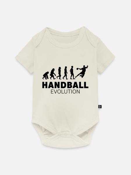 HANDBALL EVOLUTION MANN - Baby Premium Kurzarmbody - Naturweiß