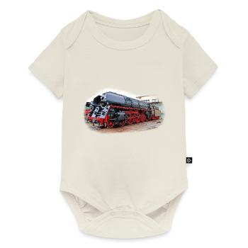 Dampflok 01 1531 - Baby Premium Kurzarmbody - Naturweiß - Vorne