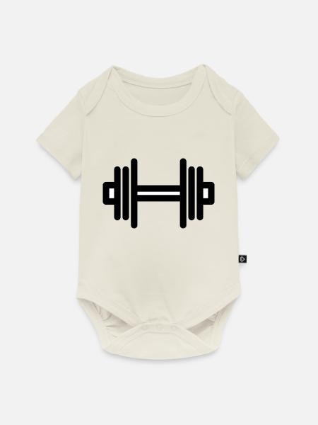 Ändern - Baby Premium Kurzarmbody - Naturweiß