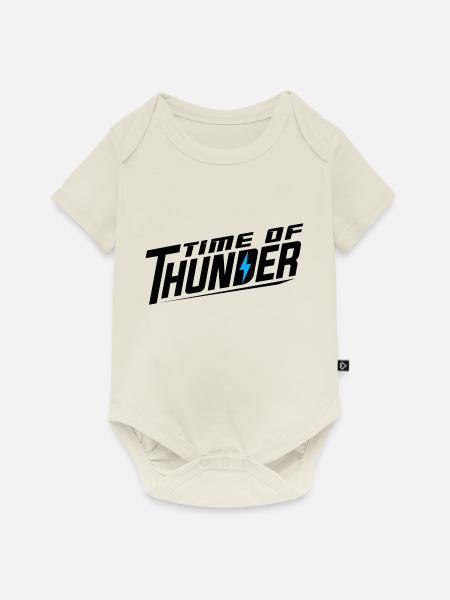 FLASH VARIATIONEN - Baby Premium Kurzarmbody - Naturweiß