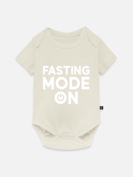 Fastenmodus An Ramadan - Baby Premium Kurzarmbody - Naturweiß