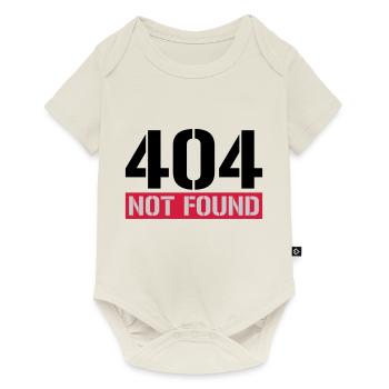 404 not found message - Baby Premium short-sleeve bodysuit - off white - Front