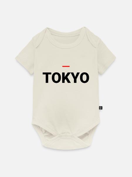 Tokio – Japan-Typografie - Baby Premium Kurzarmbody - Naturweiß