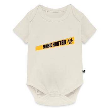 zombie hunter Halloween quote - Baby Premium short-sleeve bodysuit - off white - Front
