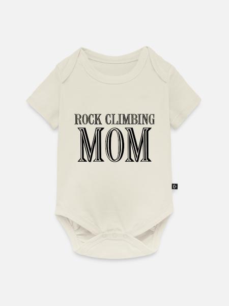 bouldering - Baby Premium Kurzarmbody - Naturweiß