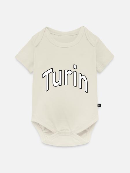 turin - Baby Premium Kurzarmbody - Naturweiß