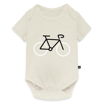 Bicycle - Baby Premium short-sleeve bodysuit - off white - Front