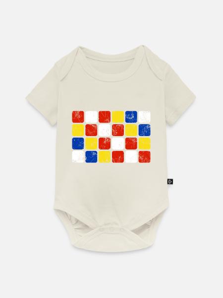 Antwerpen - Baby Premium Kurzarmbody - Naturweiß