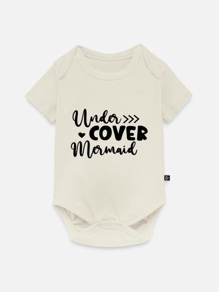 Under Cover Mermaid - Baby Premium Kurzarmbody - Naturweiß