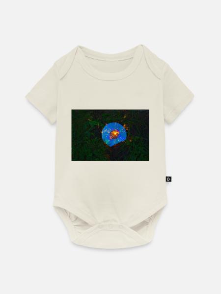 Leuchti CD - Baby Premium Kurzarmbody - Naturweiß