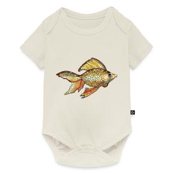 Poisson - Body à manches courtes Premium Bébé - blanc cassé - Devant