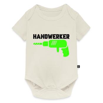 handwerker - Baby Premium Kurzarmbody - Naturweiß - Vorne