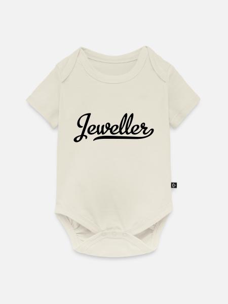 Juwelier - Baby Premium Kurzarmbody - Naturweiß