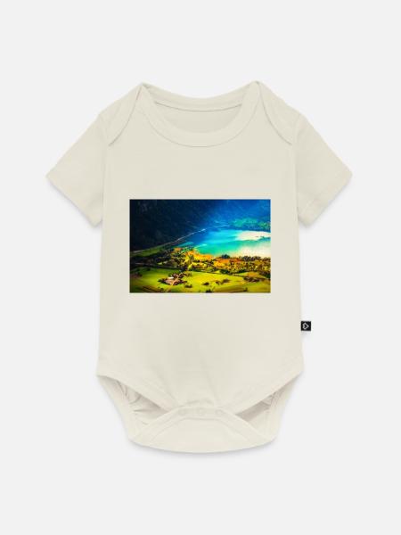 SEELICHT - Baby Premium Kurzarmbody - Naturweiß