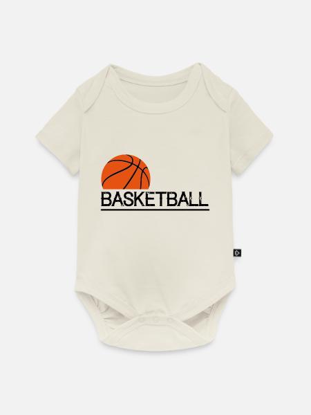 Basketball - Baby Premium Kurzarmbody - Naturweiß