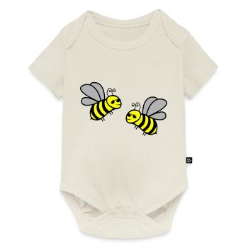 Bee Cool 2 - Baby Premium short-sleeve bodysuit - off white - Front