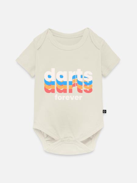 Darts für immer. - Baby Premium Kurzarmbody - Naturweiß