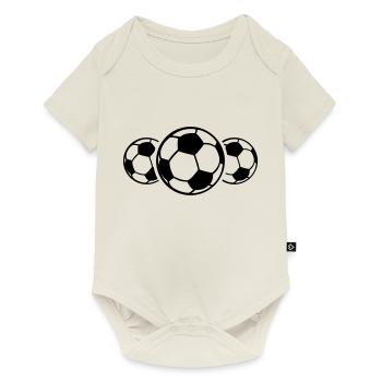 Soccer Icon Symbol Soccer - Baby Premium short-sleeve bodysuit - off white - Front