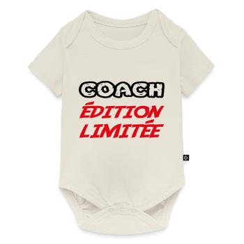 COACH Limited Edition - Baby Premium short-sleeve bodysuit - off white - Front