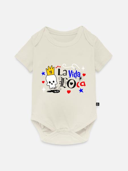 La Vida… - Baby Premium Kurzarmbody - Naturweiß