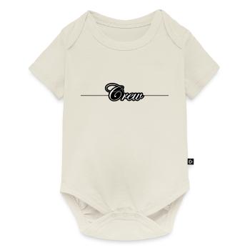 Crew Linie - Baby Premium Kurzarmbody - Naturweiß - Vorne
