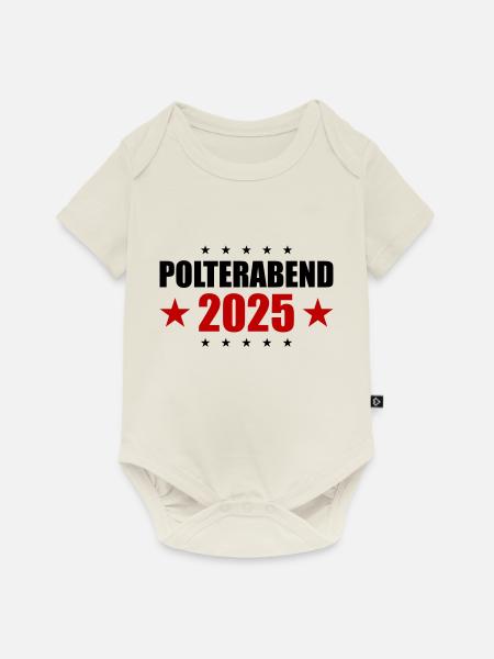 Polterabend 2025 - Baby Premium Kurzarmbody - Naturweiß