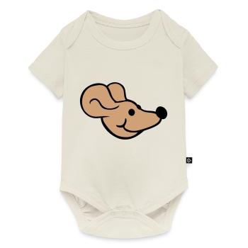 Mouse Mouse Cute Little Rat Rodent Friendly - Baby Premium short-sleeve bodysuit - off white - Front