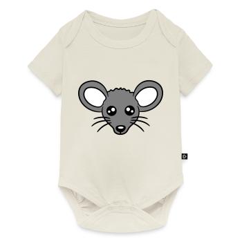 Mouse Mouse Cute Little Rat Rodent Friendly - Baby Premium short-sleeve bodysuit - off white - Front