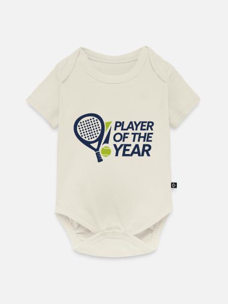 Player of the year 1 - Baby Premium Kurzarmbody - Naturweiß
