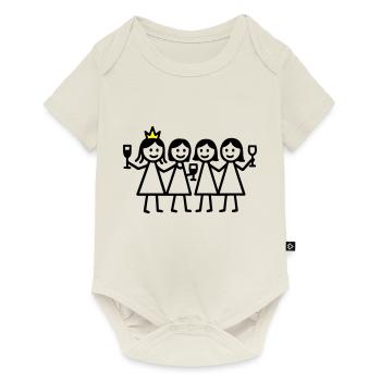Hen Birthday - Baby Premium short-sleeve bodysuit - off white - Front