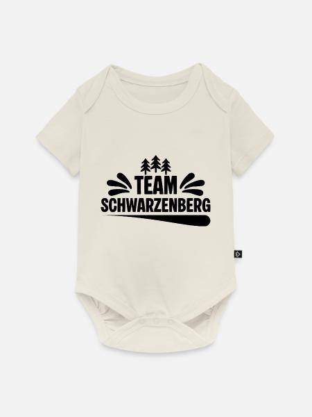 Team Schwarzenberg - Baby Premium Kurzarmbody - Naturweiß