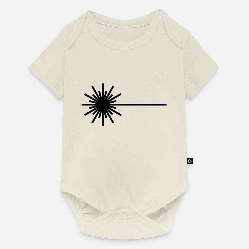 laser_2 - Body à manches courtes Premium Bébé - blanc cassé