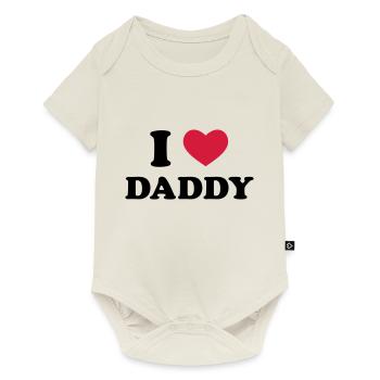 I Love Daddy - Baby Premium short-sleeve bodysuit - off white - Front