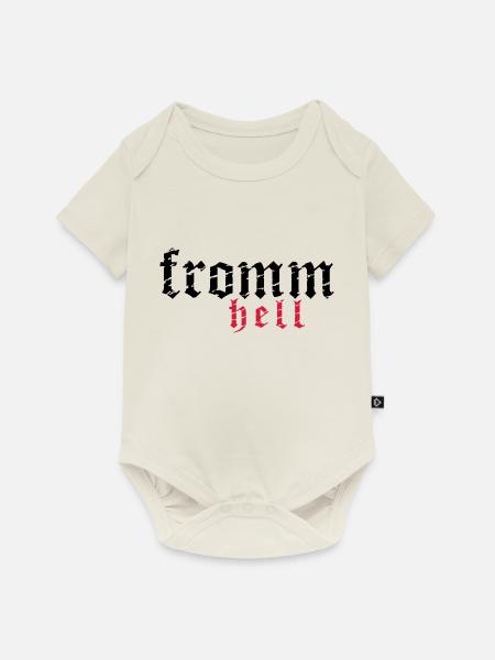 fromm hell_vec_2 de - Baby Premium Kurzarmbody - Naturweiß