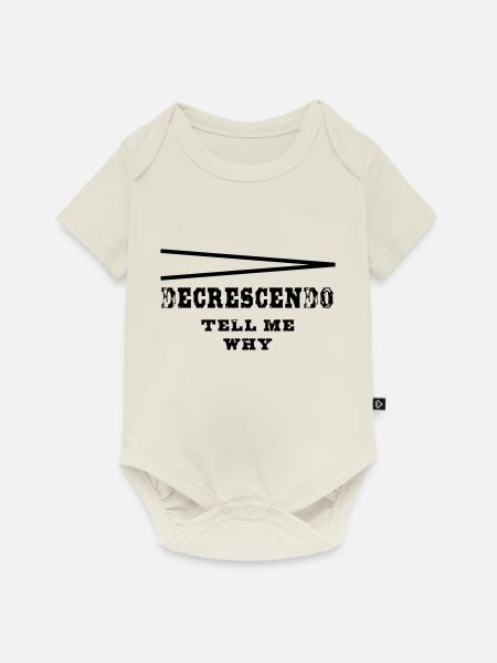 Decrescendo tell my why - Baby Premium Kurzarmbody - Naturweiß