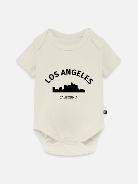 Los Angeles - Body à manches courtes Premium Bébé - blanc cassé