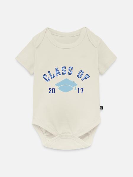 spread_class of 2017_2c - Baby Premium Kurzarmbody - Naturweiß