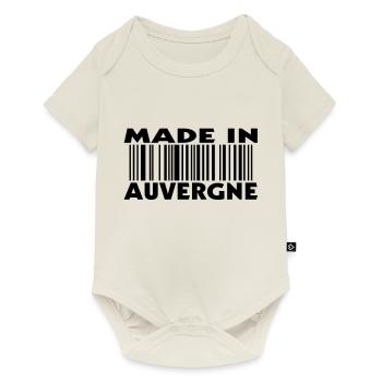 Made in Auvergne (1c) - Baby Premium Kurzarmbody - Naturweiß - Vorne