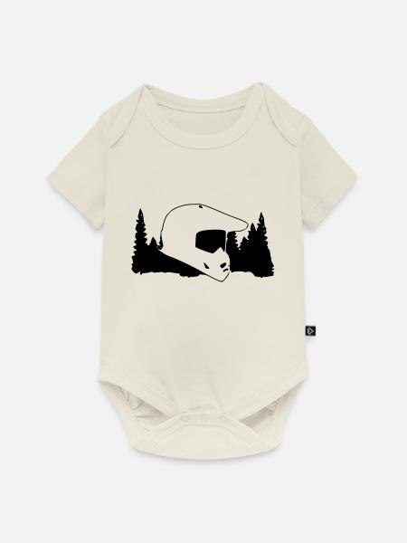 Offroad - Baby Premium Kurzarmbody - Naturweiß