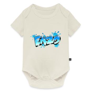Graffiti Enzo Style - Body à manches courtes Premium Bébé - blanc cassé - Devant