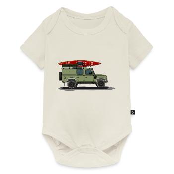 icon in cool design - Baby Premium short-sleeve bodysuit - off white - Front
