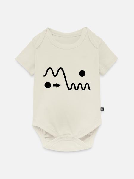 Doppler - Baby Premium Kurzarmbody - Naturweiß