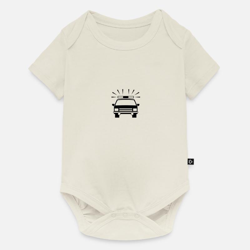 flic - Body à manches courtes Premium Bébé - blanc cassé