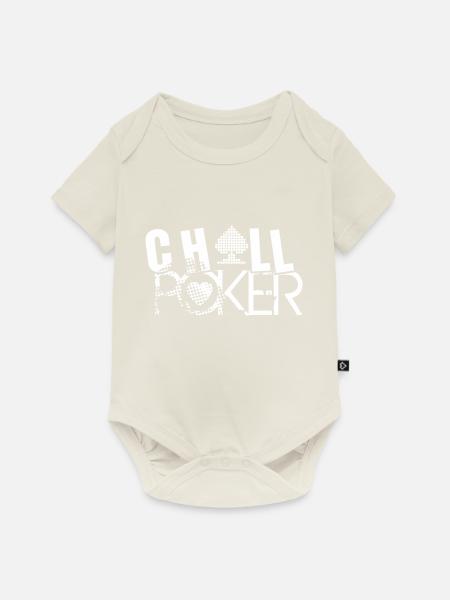 Poker - Baby Premium Kurzarmbody - Naturweiß