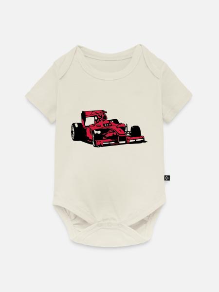 2c - Baby Premium Kurzarmbody - Naturweiß
