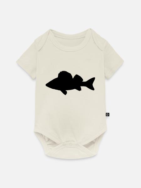 Perche - Baby Premium Kurzarmbody - Naturweiß